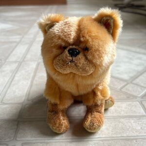 Ty Stuffed Animal - Tan and Brown Dog